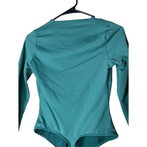 Intimately Free People Duo Close Call Green Bodysuit Size XS - Picture 9 of 9